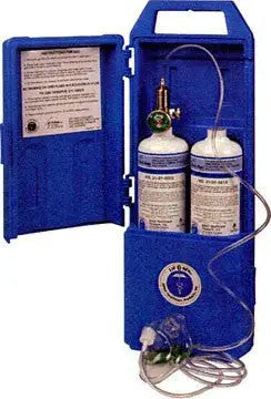 Portable Emergency Oxygen Tank Kit Twin Pack